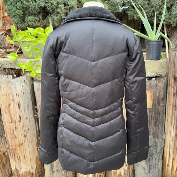 DKNY Down Puffer Jacket Waterfowl Coat Long Winter Coat Long puffer Jacket - Picture 13 of 14